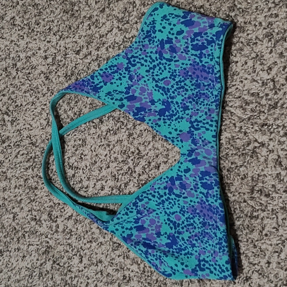 Buffbunny reversible blue bra